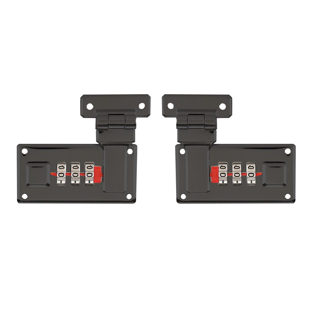 2pcs Tool Box Hasp, Luggage Suitcase Hasps with Combination Lock, Replacement 3 Digit Combination,Replacement Accessories