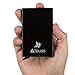 Albuss Minimalist Metal Wallet – Ultra Slim Credit Card Holder With Anti-Theft RFID Blocking Technology – Front Pocket Wallet With Automatic Pop-Up Sliding – Adhesive Cell Phone Card Holder Included