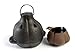 Charcoal Companion Cast Iron Garlic Roaster and Squeezer Set (Black)