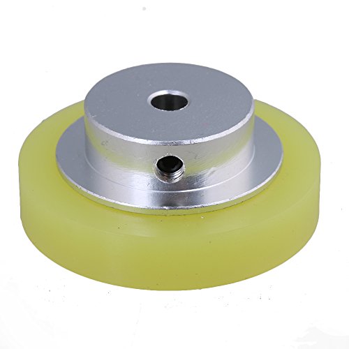 CNBTR 50x6mm Aluminum Silicone Industrial Encoder Wheel Meter Measuring Wheel for Rotary Encoder