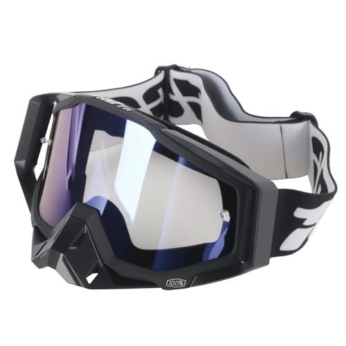 Dwitkul Motocross Goggles Motocross Mask Motocross Mask Motocros Motorcycle Goggles Dustproof MTB Enduro Mask for Motorcycle, ATV, Helmet Compatible