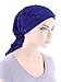 The Bella Scarf Chemo Turban Head Scarves Pre-Tied Bandana for Cancer Raven Black