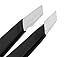 Tomiya Stainless Steel Slant Tweezers (black2)