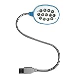 BestOfferBuy USB 13 LED Flexible Neck Table Desk Reading Lamp Light For PC Laptop