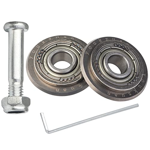 youkzuan 2pcs Tile Cutter Wheels Replacement, 7/8 Inch Tungsten-Carbide Tile Scoring Wheel, for Cutting Tile/Glass Scoring