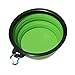 Ansi Home Dog Travel Bowls Portable Collapsible Foldable Expandable Pet Dog Cat Feeding Travel Silicone Bowl (2-Pack)