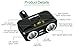 ONEVER 1 to 2 Sockets Cigarette Lighter Splitter, Dual USB Car Charger DC Outlet Power Adapter with On/Off Switch and Voltage Display Support Fast Charging Compatible Smartphones Tablets Dash Cam etc