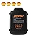 Shentec 3000mAh 18V and 20V Replacement Battery Compatible with Worx WA3512 WA3511 WA3512.1,Also Compatible with 20V WA3520 WA3525 WG163 Li-ion Battery Pack