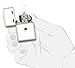 Zippo Arctic Fox Pocket Lighter, White Matte