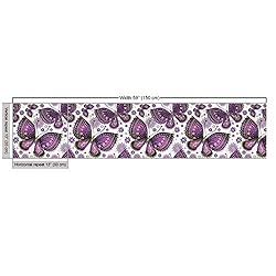 Ambesonne Natural Fabric by The Yard, Butterflies