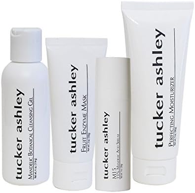 tucker ashley Acne System 15 Complete, Tones, Reduces Blemishes and Oil, Reduces Redness, Promotes Smooth Skin, Anti-Aging, 4 Product System