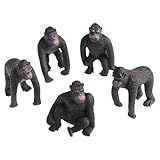 Lot Of 12 Assorted Gorilla Design Toy Figures