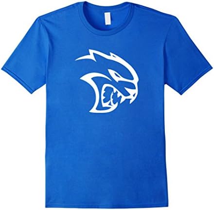 Mens HELL CAT TSHIRT - Challenger Hell Cat Shirt - White 2 Large Royal Blue