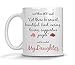 MOUNTREXO My Daughter In Law Gifts From Mother In Law - And Then God Said Coffee Tea Mug - Birthday Wedding Day Cup From Father - By BarborasBoutique