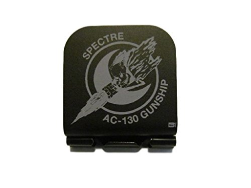 Spectre AC-130 Gunship Logo Laser Etched Hat Clip Black