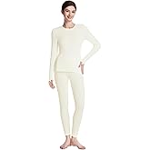 gagli Soft Thermal Underwear for Women, Long Johns for Cold Weather Fleece Lined Base Layer Set Wear at 14-32℉