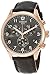 Men's Swiss Chronograph Chrono XL Classic T-Sport Brown Leather Strap Watch 45mm