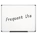 MasterVision Maya Magnetic Lacquered Steel Dry Erase Board, 4' x 6', Whiteboard with Silver Frame (MA2707170) primary