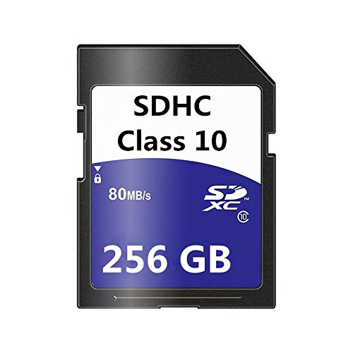 256GB UHS-II SD SDXC Memory Card Ultra Fast Extreme Class 10 High Speed TF Flash Card for Professional 4K 8K Full HD Video (256GB)