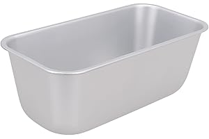 KoiLykke Non- Aluminum Alloy Rectangle Baking Pan Bread, Toast, Cake, Brownie, Cheesecake, for Oven, 20 x 10 x 7 cm