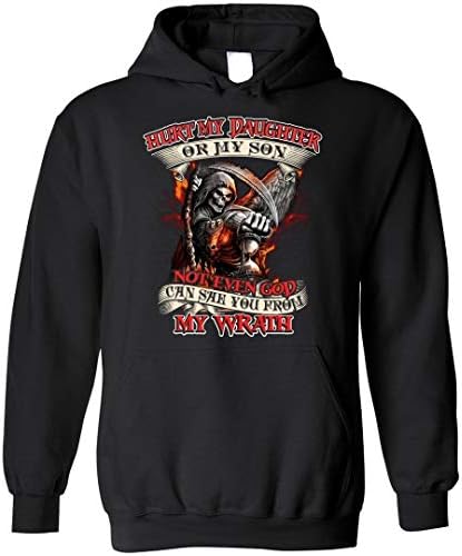 Hurt My Daughter Son Not Even God Can Save You Blend Hoodie