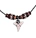 Real Shark Tooth Necklace (White Beads)
