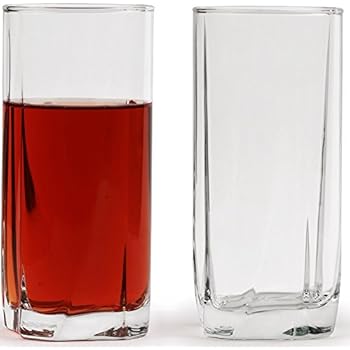 Amazon.com | Anchor Hocking Rio Drinking Glasses, 16 oz ...