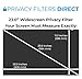 Privacy Screen Filter for 23” Widescreen Computer Monitor (Diagonally Measured) with Anti-Glare and Anti-Scratch Shield Technology and Free Microfiber Cleaning Cloth (23.0″ Widescreen (16:9))thumb 2