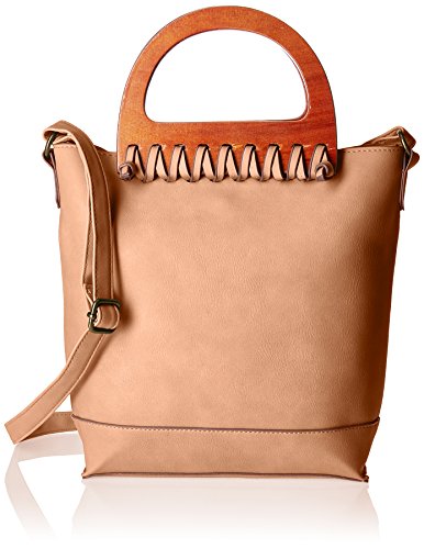 T-Shirt & Jeans Wood Ring Cross Body, Blush