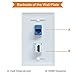 BUPLDET HDMI Port and Ethernet Wall Plate - 4K/8K HDMI RJ45 Cat6 Keystone Jack Network Wall Plate Female to Female for HDTV