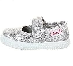 Cienta girls Mary Jane Shoe, Silver, 27 M EU / 9.5