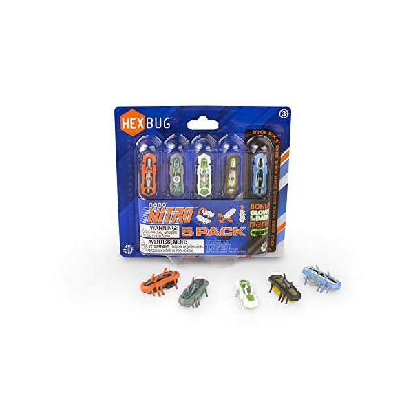 HEXBUG-415-4574-06GL06-nano-Nitro-5-Pack-Multicolor HEXBUG 415-4574-06GL06 nano Nitro 5 Pack - Multicolor