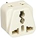 CKITZE BA-16-3P Grounded Universal 2-in-1 Type I Plug Adapter - 3 Pack
