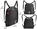 Favamy Drawstring Waterproof Sports Swimming Backpack - Gymsack Universal Size - Black