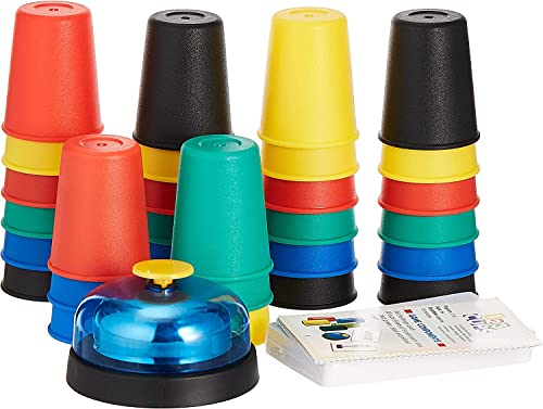 SuperHeated Neurons Speed Cups: 123 Cups | 2 6 Players | Official Version | English and Arabic Language | Ages 6+ | Board Game | Original Made In China