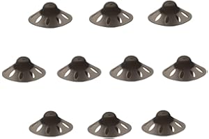 ARONEMOM Phonak Compatible Hearing Aid Domes Open Smokey 10mm Large 20 Pcs Pack