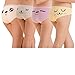 Eve's wish Juniors Cotton Emoji 4 Pack Hipster Panties