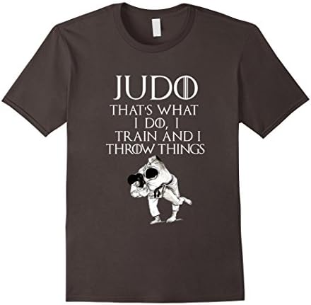 Mens JUDO - That's What I Do, I Throw Things -T-shirt Tee 2XL Asphalt