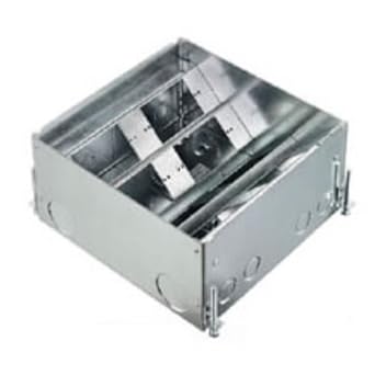 Hubbell Wiring Systems HBLCFB501BASE Stamped Steel 8-Gang