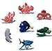 CharmTM Set of 7 Fish Jibbitz PVC Crocs Natives (Generic) Birthday Party Favors