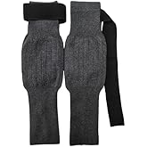 XJCMOON Thickened Leg Warmers for Women and Men - Anti-Slip Knee Sleeves for Arthritic Knees, Hiking, Climbing, Skating & Sleeping - Medium
