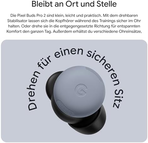 Pixel Buds Pro 2 – kabellose Kopfhörer mit aktiver Geräuschunterdrückung – Bluetooth-Kopfhörer – Porcelain