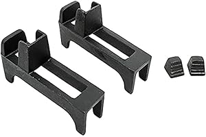 Oakestry Fireback feet Fireback Supports Black cast Iron Pair of Fireback feet, Aesthetic Look, and Legs 5 inch Height Fireback