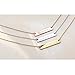Personalized Name Plate Bar Necklace Gold Silver Rose Gold Initial Necklace - Both Sides Stamped