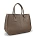 HOXIS Classical Office Lady Minimalist Pebbled Faux Leather Handbag Tote/Magnetic Snap Purse