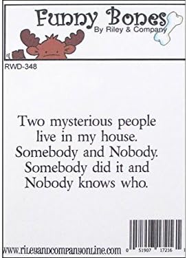 Riley and Company R&amp;C Cling Stamp Two Mysterious People