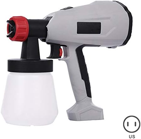 Remaxm Electric Paint Sprayer, Paint Spray Gun, Painting Container, Electric Paint Sprayers Adjustable Valve Knob 700ml Detachable Container for Car Home Painting