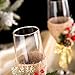 Litiny Christmas Decor Champagne Flute - Creative Christmas, Couples & Unique Gifts for Mom & Wedding