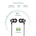 Wireless Headphones,Bpuls Wireless Sports Earphones in Ear headphones with Mic, Magnetic HD Stereo Earbuds for Runners, Workout 10 Hrs Dual Batteries Noise Cancelling Headphones