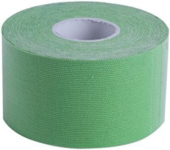 1 Pcs Elastic Kinesiology Tape 5 Meter Sports Roll Physio Muscle Strain Injury Support Color Green